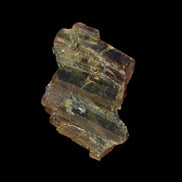 Olive Green with Golden Yellow Tourmaline columnar cluster from Skardu, Pakistan 3g - Rocks and Things Store