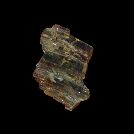 Olive Green with Golden Yellow Tourmaline columnar cluster from Skardu, Pakistan 3g - Rocks and Things Store