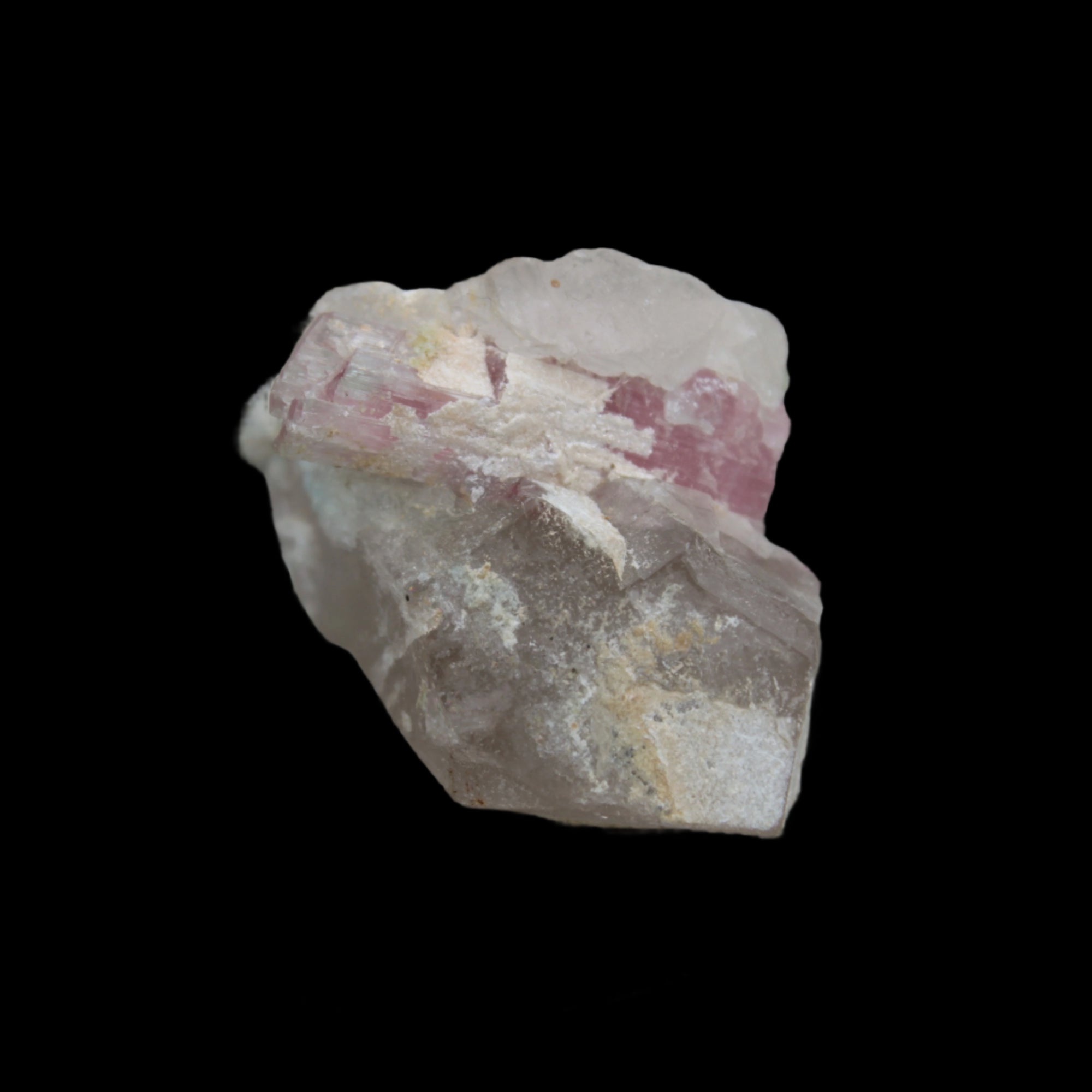 Pink Tourmaline on Smoky Quartz crystal from Afghanistan 112.8ct 22.56g Rocks and Things