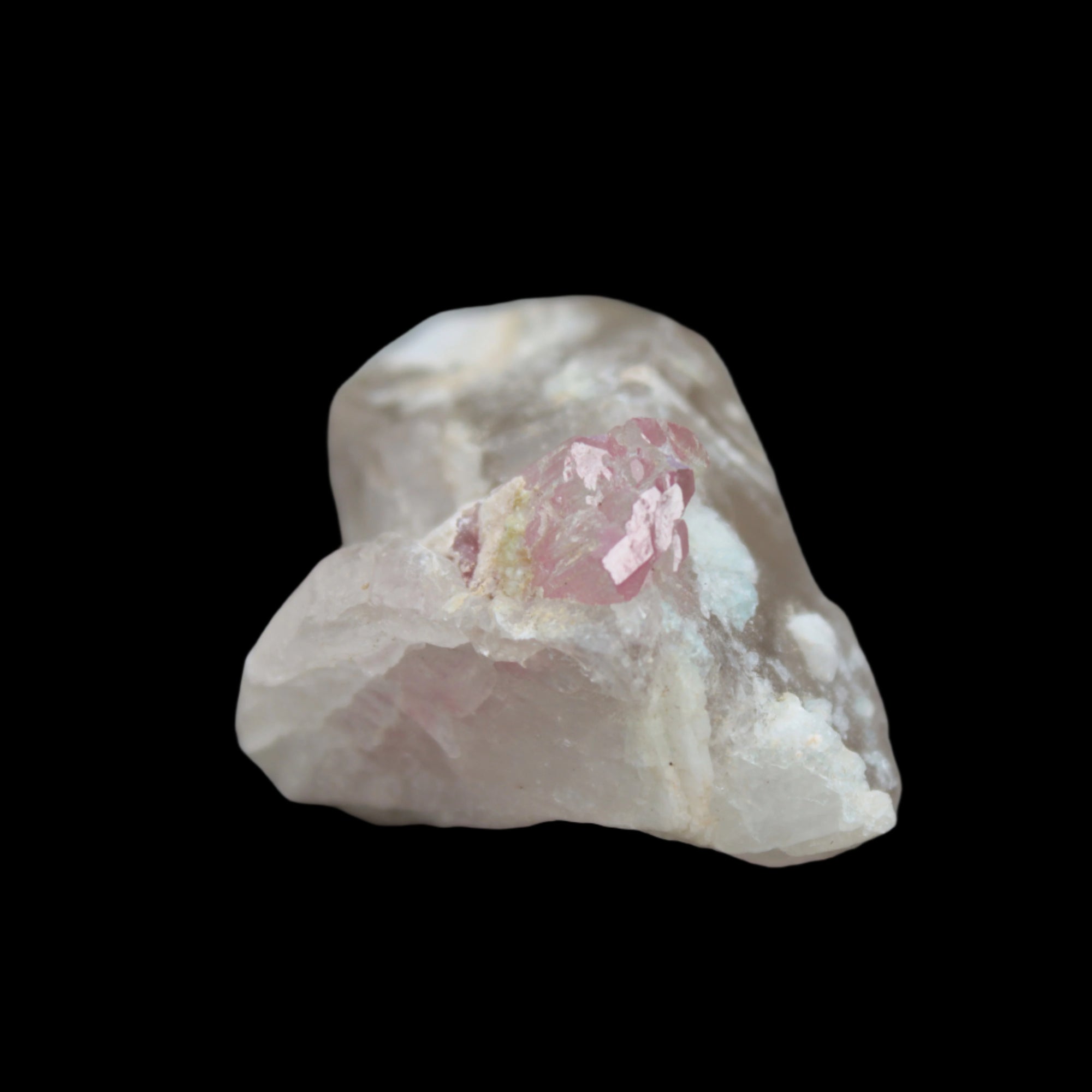 Pink Tourmaline on Smoky Quartz crystal from Afghanistan 112.8ct 22.56g - Rocks and Things Store