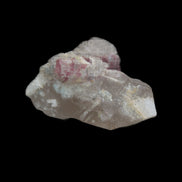 Pink Tourmaline on Smoky Quartz crystal from Afghanistan 112.8ct 22.56g - Rocks and Things Store