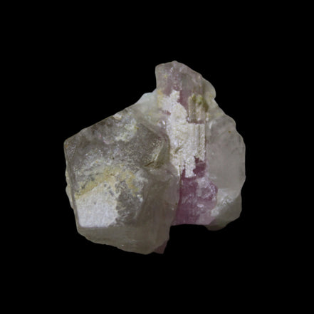 Pink Tourmaline on Smoky Quartz crystal from Afghanistan 112.8ct 22.56g - Rocks and Things Store