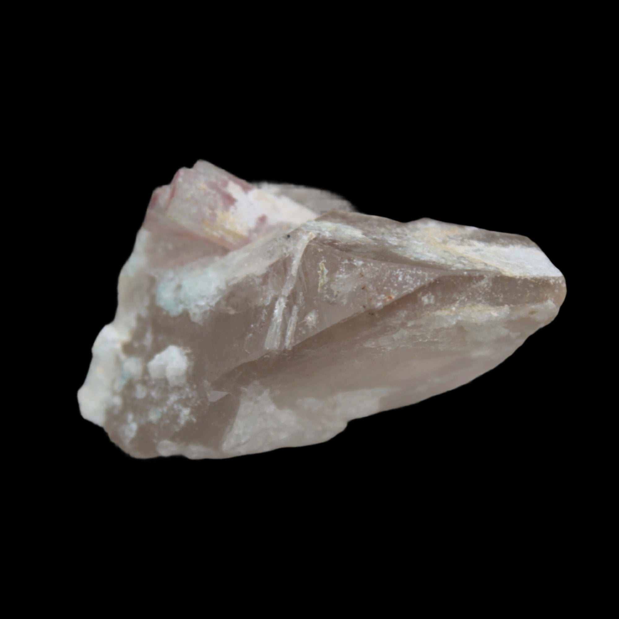 Pink Tourmaline on Smoky Quartz crystal from Afghanistan 112.8ct 22.56g - Rocks and Things Store