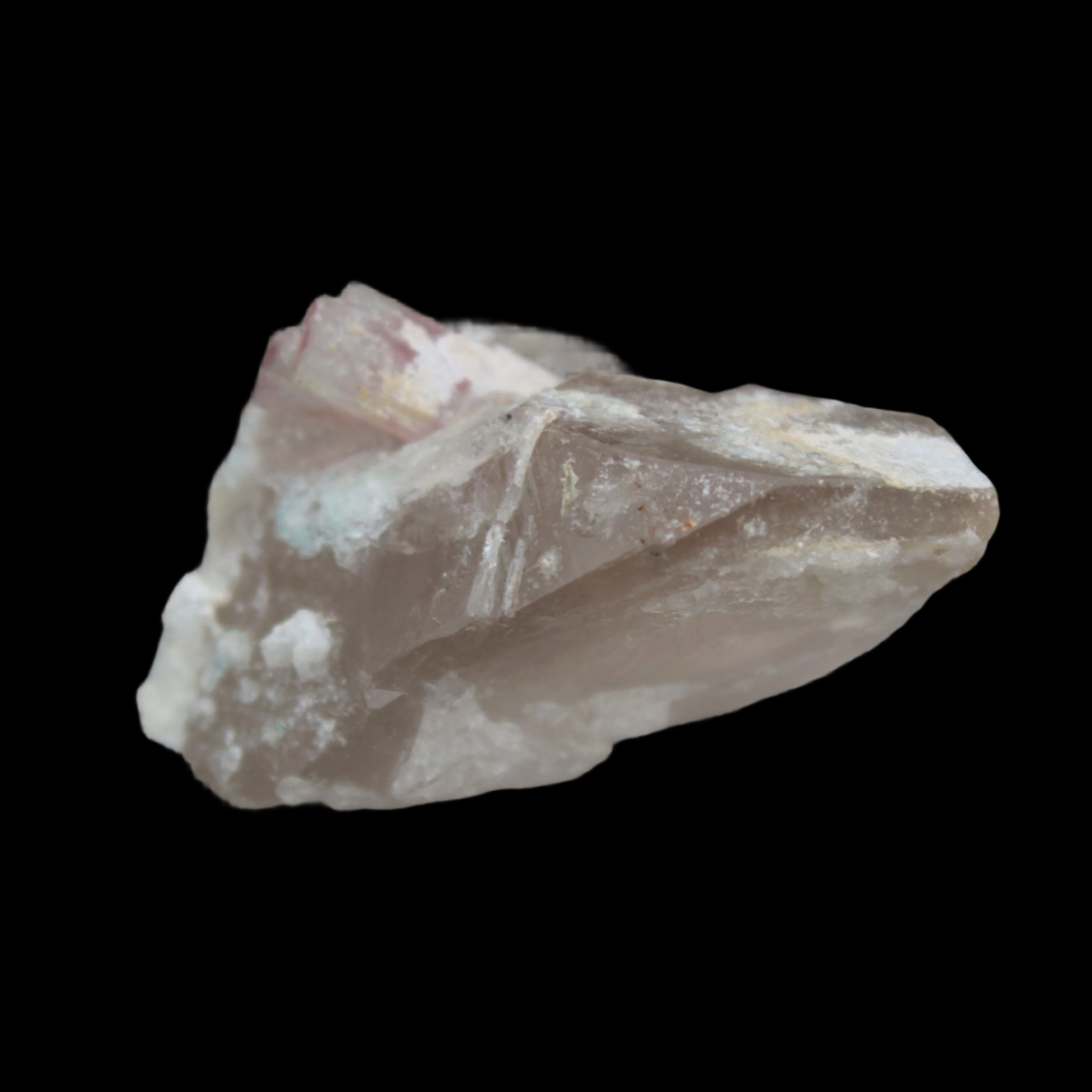 Pink Tourmaline on Smoky Quartz crystal from Afghanistan 112.8ct 22.56g - Rocks and Things Store