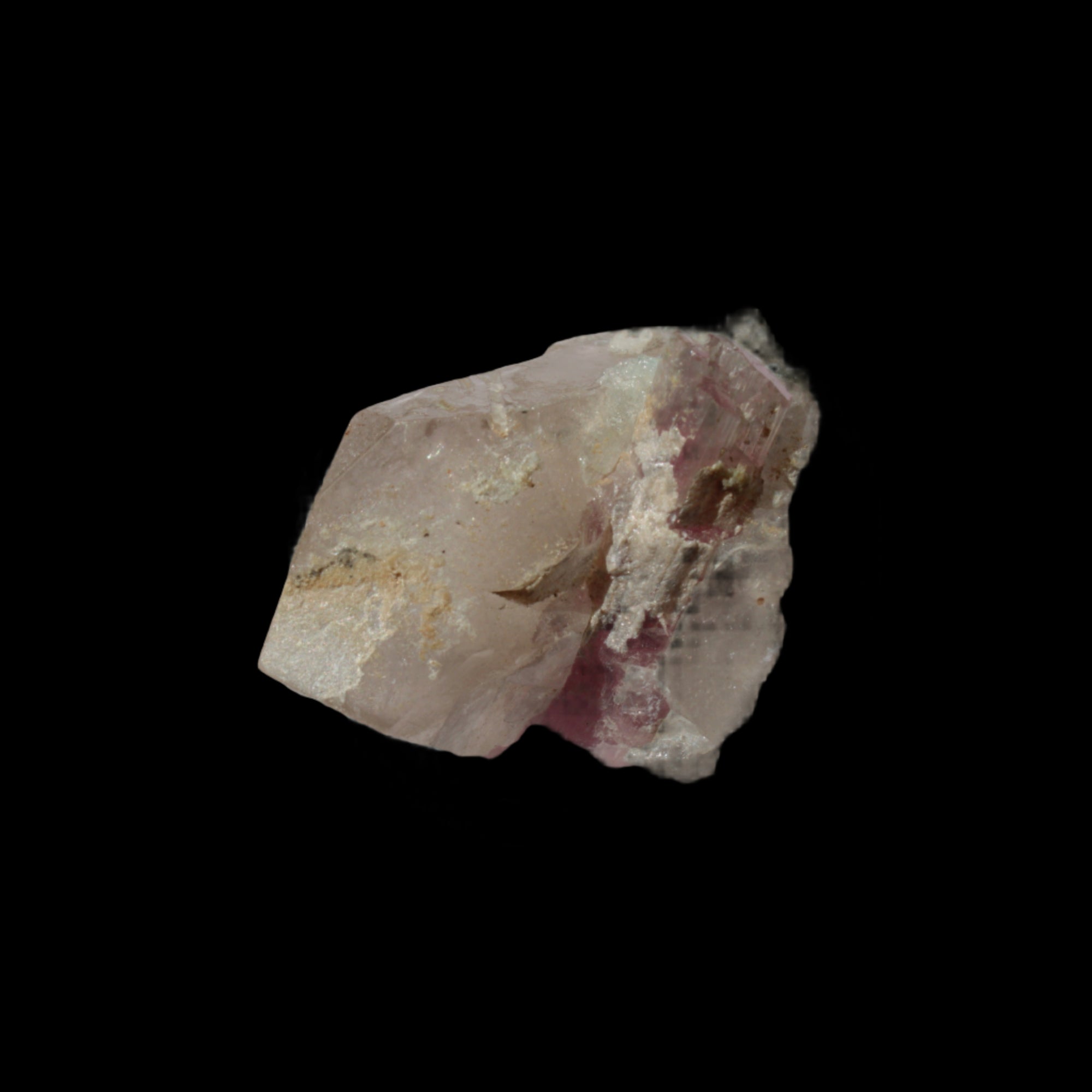 Pink Tourmaline on Smoky Quartz crystal from Afghanistan 112.8ct 22.56g - Rocks and Things Store