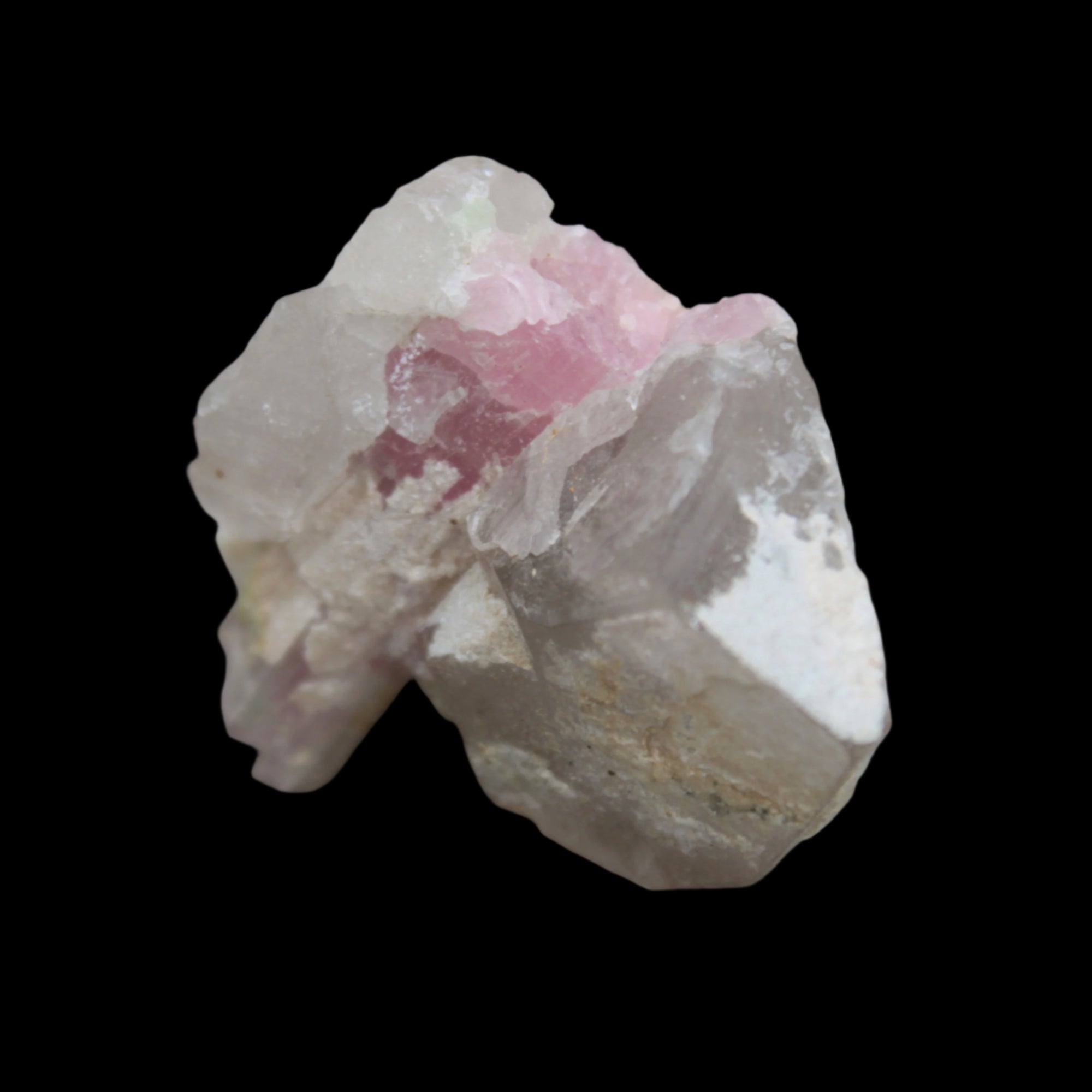 Pink Tourmaline on Smoky Quartz crystal from Afghanistan 112.8ct 22.56g in sunshine - Rocks and Things Store