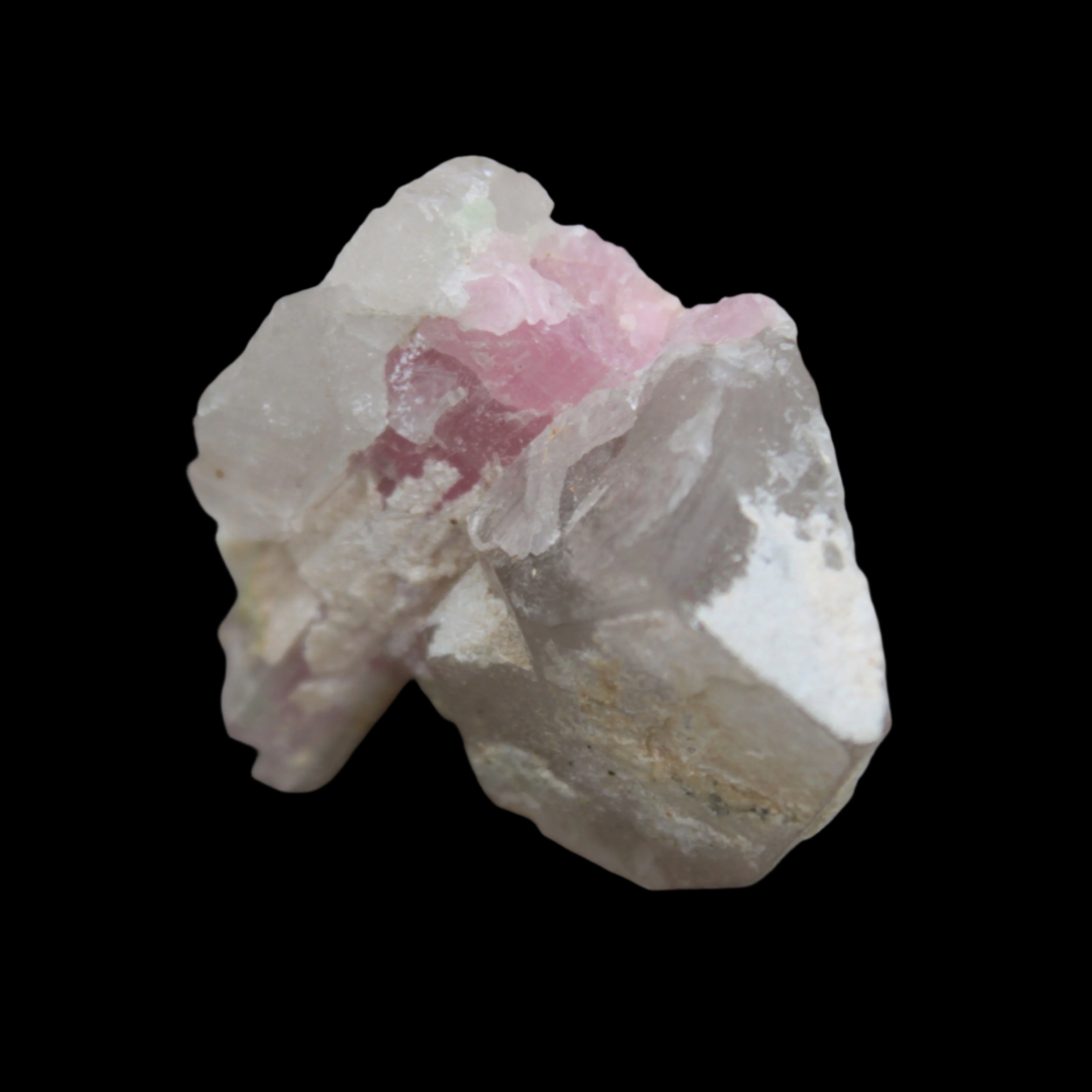 Pink Tourmaline on Smoky Quartz crystal from Afghanistan 112.8ct 22.56g in sunshine - Rocks and Things Store