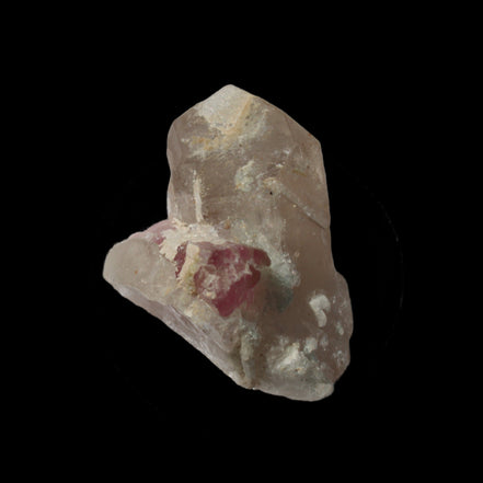 Pink Tourmaline on Smoky Quartz crystal from Afghanistan 112.8ct 22.56g in sunshine - Rocks and Things Store