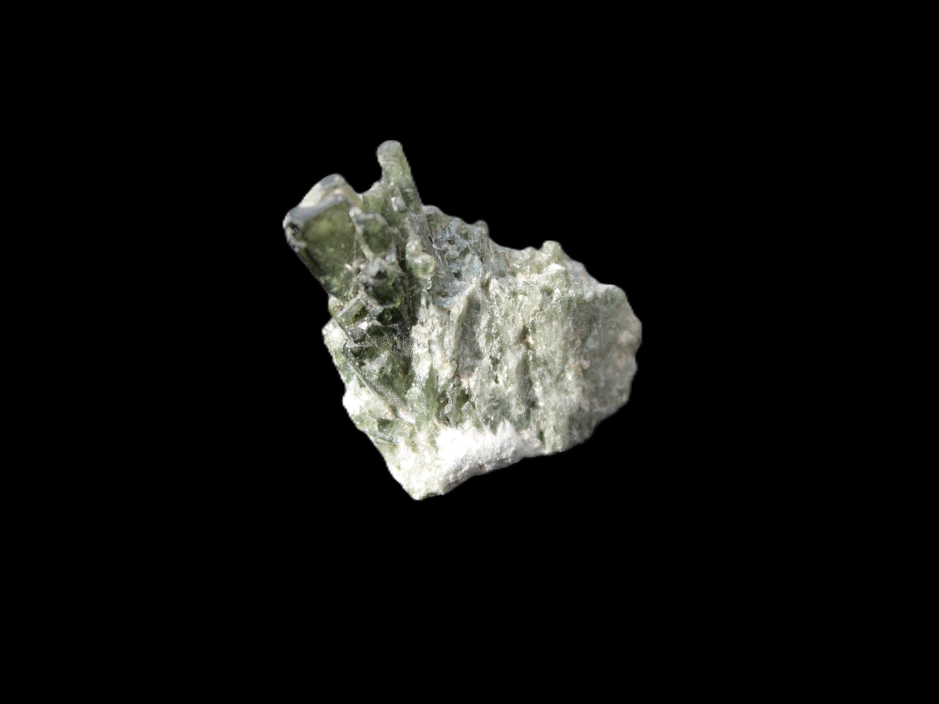 Green Tourmaline cluster from Afghanistan 30.5ct 6.1g Rocks and Things