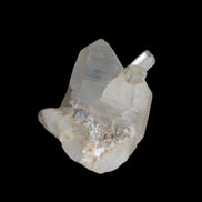 Terminated Aquamarine crystal pair in twinned Quartz crystal 57.6ct 11.5g - Rocks and Things Store
