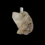 Terminated Aquamarine crystal pair in twinned Quartz crystal 57.6ct 11.5g - Rocks and Things Store