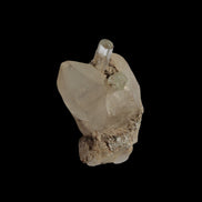 Terminated Aquamarine crystal pair in twinned Quartz crystal 57.6ct 11.5g - Rocks and Things Store