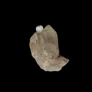 Terminated Aquamarine crystal pair in twinned Quartz crystal 57.6ct 11.5g - Rocks and Things Store