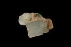 Clear terminated Aquamarine crystal cluster with Muscovite from Afghanistan in sunshine 13.1g - Rocks and Things Store