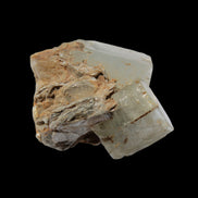 Clear terminated Aquamarine crystal cluster with Muscovite from Afghanistan in sunshine 13.1g - Rocks and Things Store