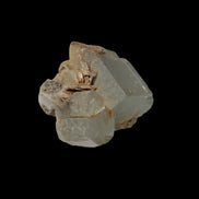 Clear terminated Aquamarine crystal cluster with Muscovite from Afghanistan in sunshine 13.1g - Rocks and Things Store