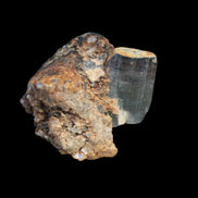 Green multi-coloured Tourmaline crystal in matrix from Skardu, Pakistan 96.6ct 19.3g in dull sunlight - Rocks and Things Store