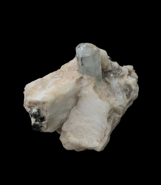 Terminated Aquamarine crystals in Feldspar matrix from Afghanistan 145ct 29.0g - Rocks and Things Store