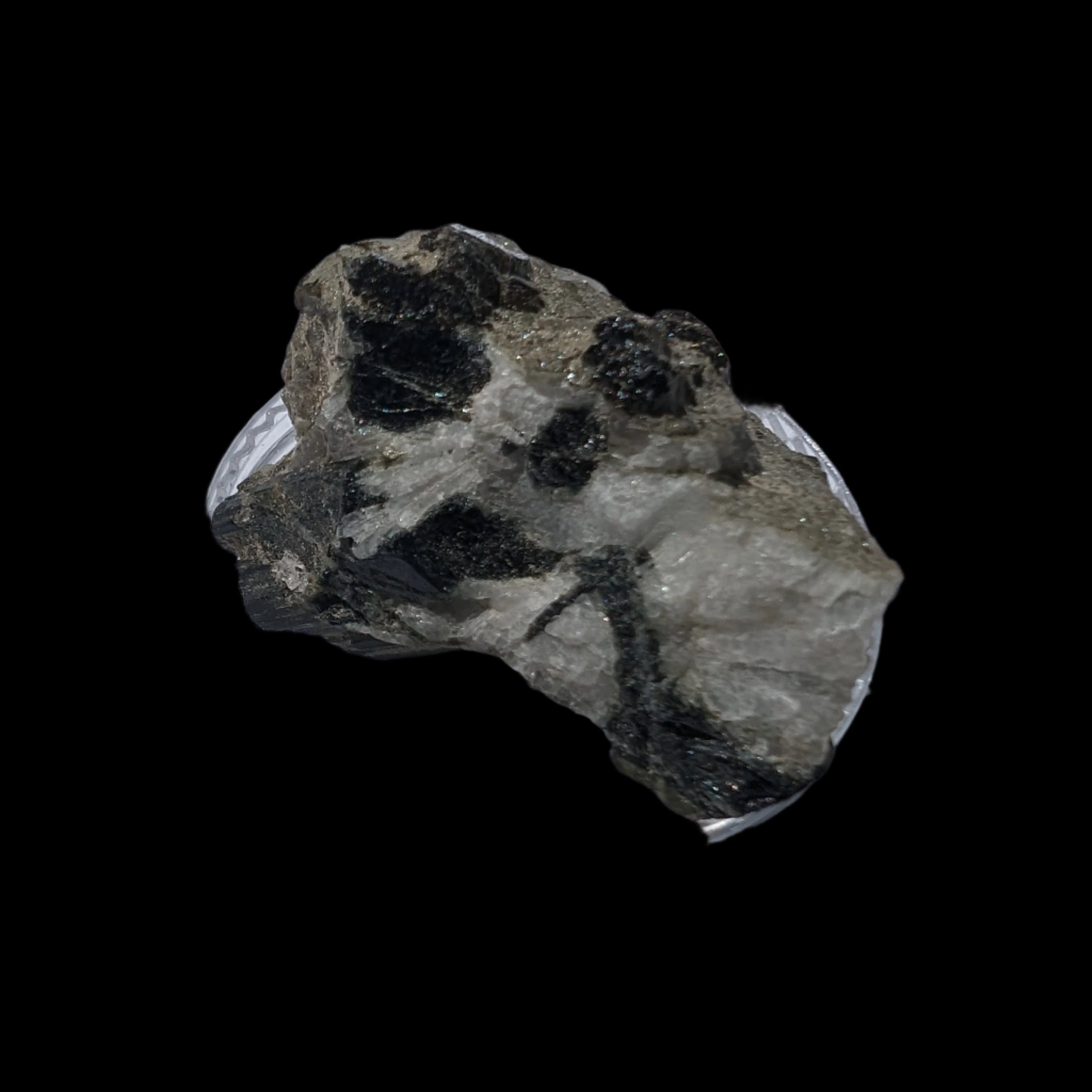 Dark Green Tourmaline in Marble from Afghanistan 130ct 26.0g - Rocks and Things Store