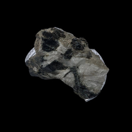 Dark Green Tourmaline in Marble from Afghanistan 130ct 26.0g - Rocks and Things Store