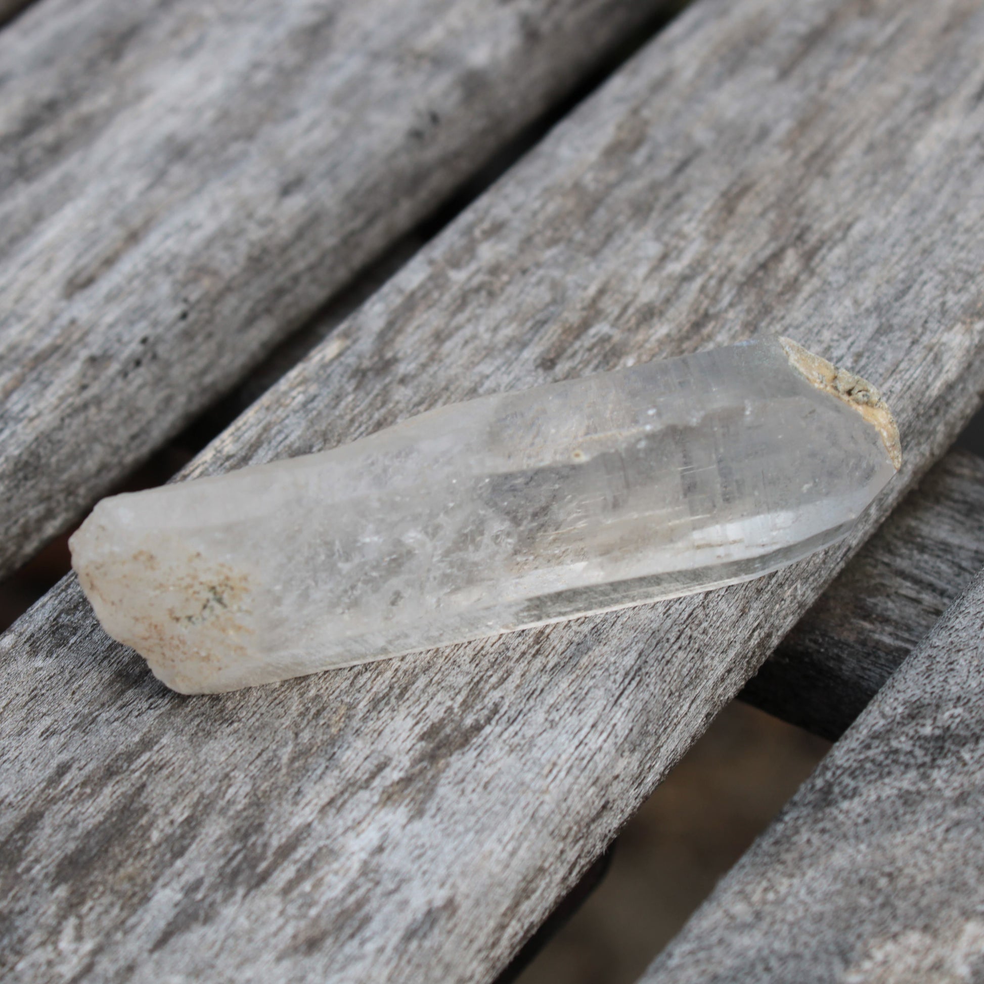 Quartz Lemurian Yin-Yang Imprinted crystal from Skardu, Pakistan 156ct 31g Rocks and Things