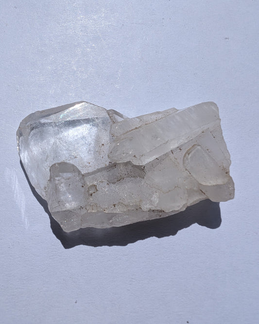 Quartz double-terminated crystal sheet cluster 20g Rocks and Things