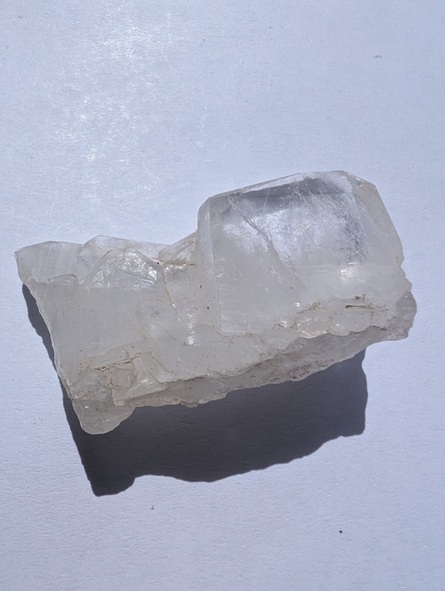 Quartz double-terminated crystal sheet cluster 20g