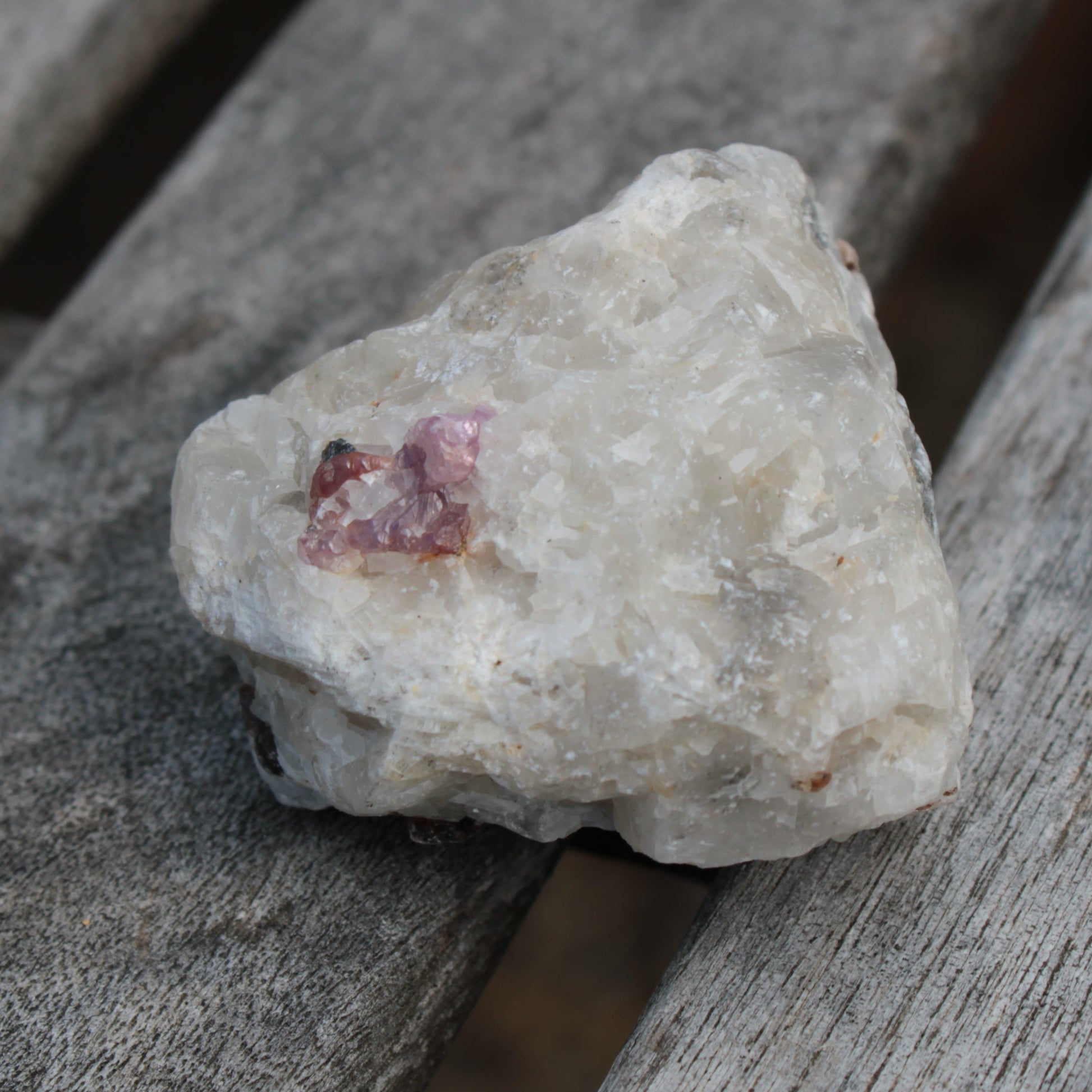 Ruby UV reactive with Phlogopite in Marble/Dolomite matrix 398.9ct 79.8g Rocks and Things