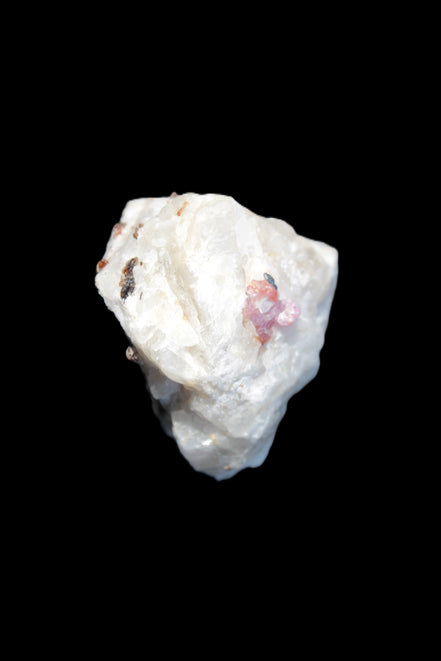 Ruby UV reactive with Phlogopite in Marble/Dolomite matrix 398.9ct 79.8g in sunlight - Rocks and Things Store