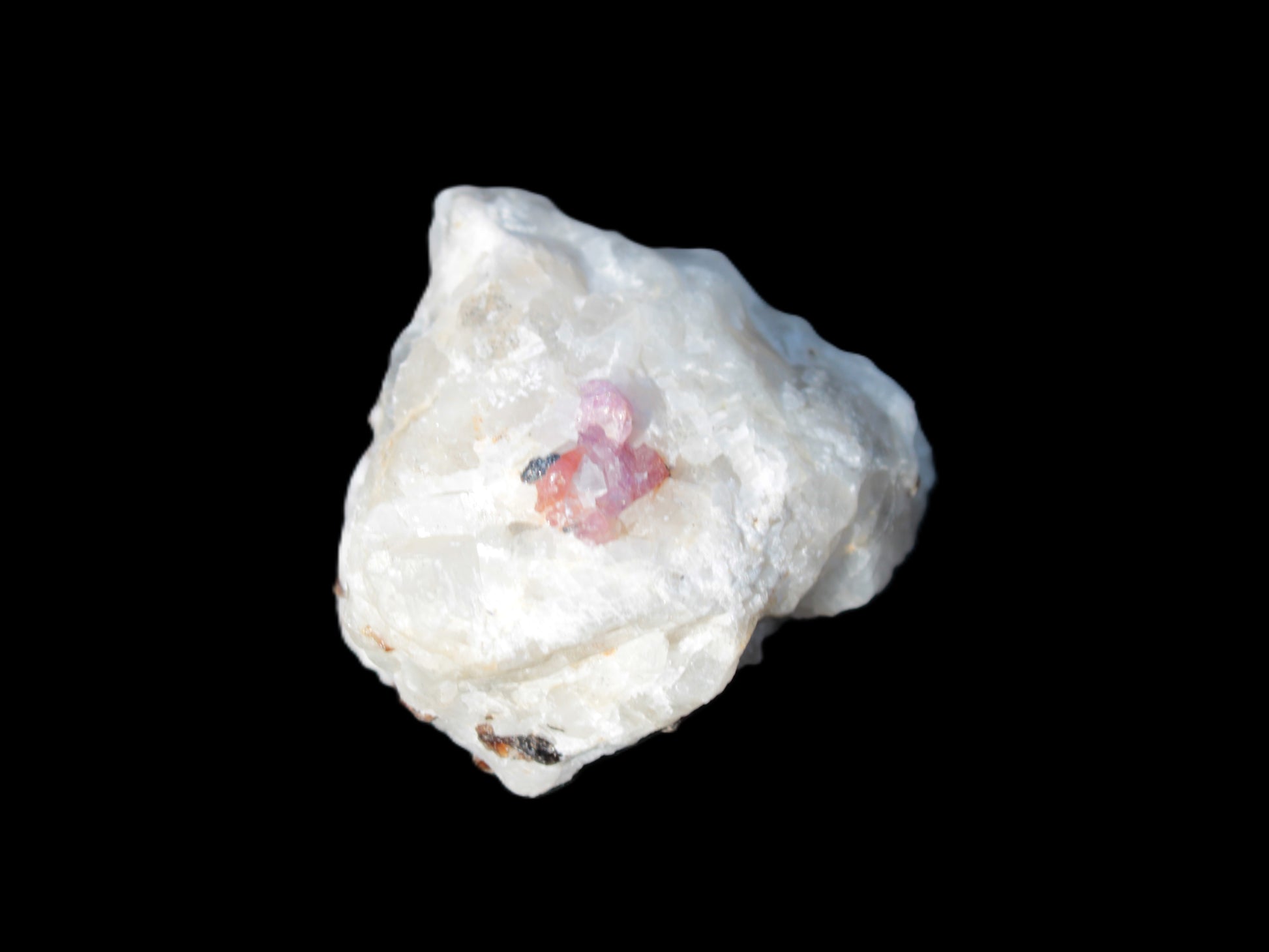 Ruby UV reactive with Phlogopite in Marble/Dolomite matrix 398.9ct 79.8g Rocks and Things