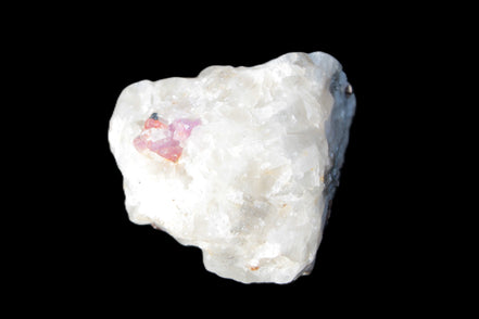 Ruby UV reactive with Phlogopite in Marble/Dolomite matrix 398.9ct 79.8g in sunlight - Rocks and Things Store