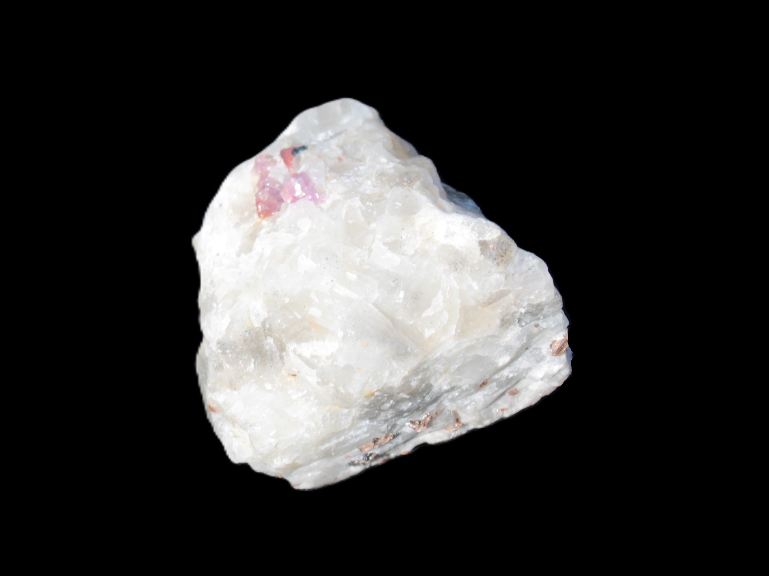 Ruby UV reactive with Phlogopite in Marble/Dolomite matrix 398.9ct 79.8g in sunlight - Rocks and Things Store