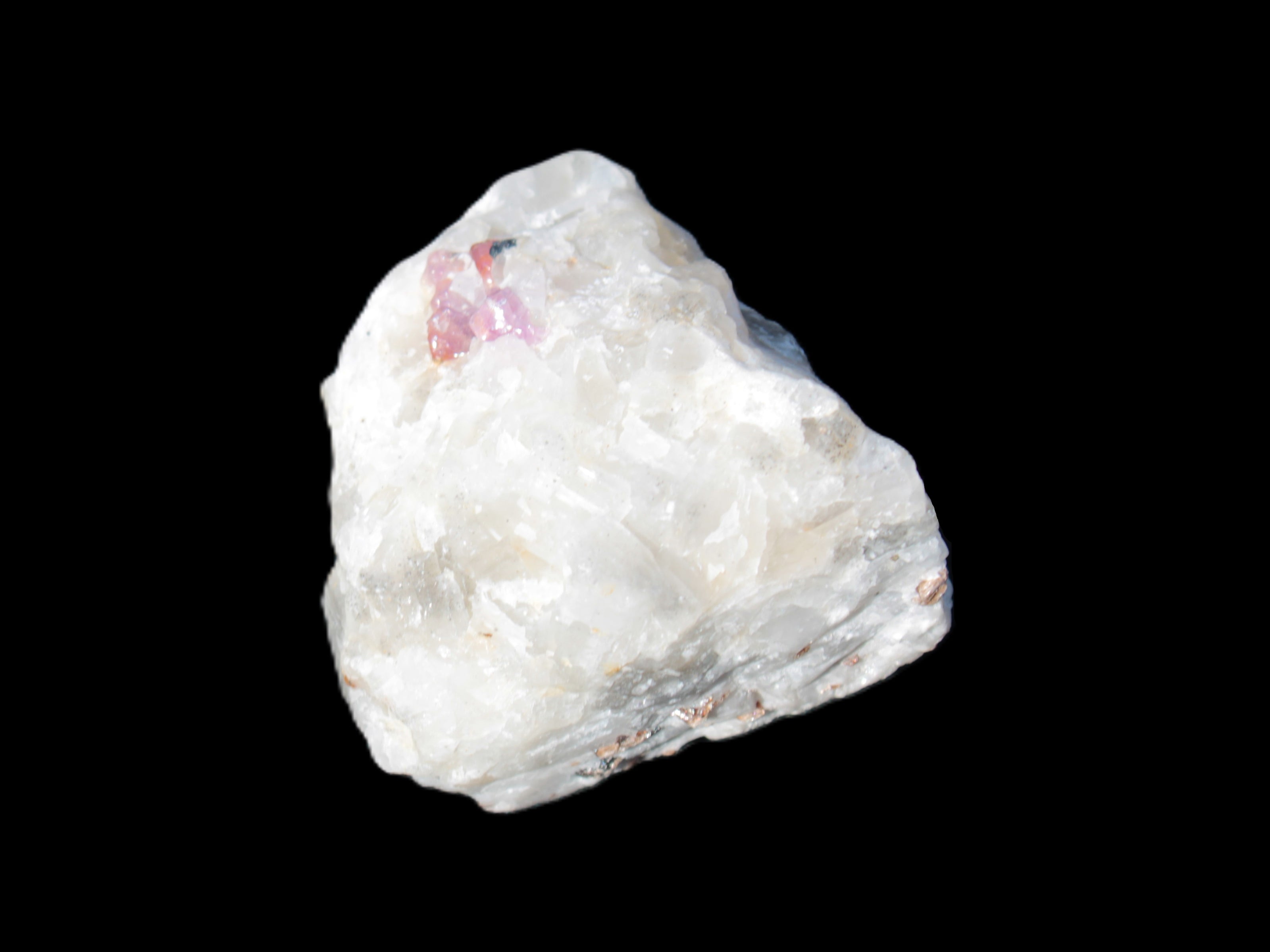 Ruby UV reactive with Phlogopite in Marble/Dolomite matrix 398.9ct 79.8g in sunlight - Rocks and Things Store