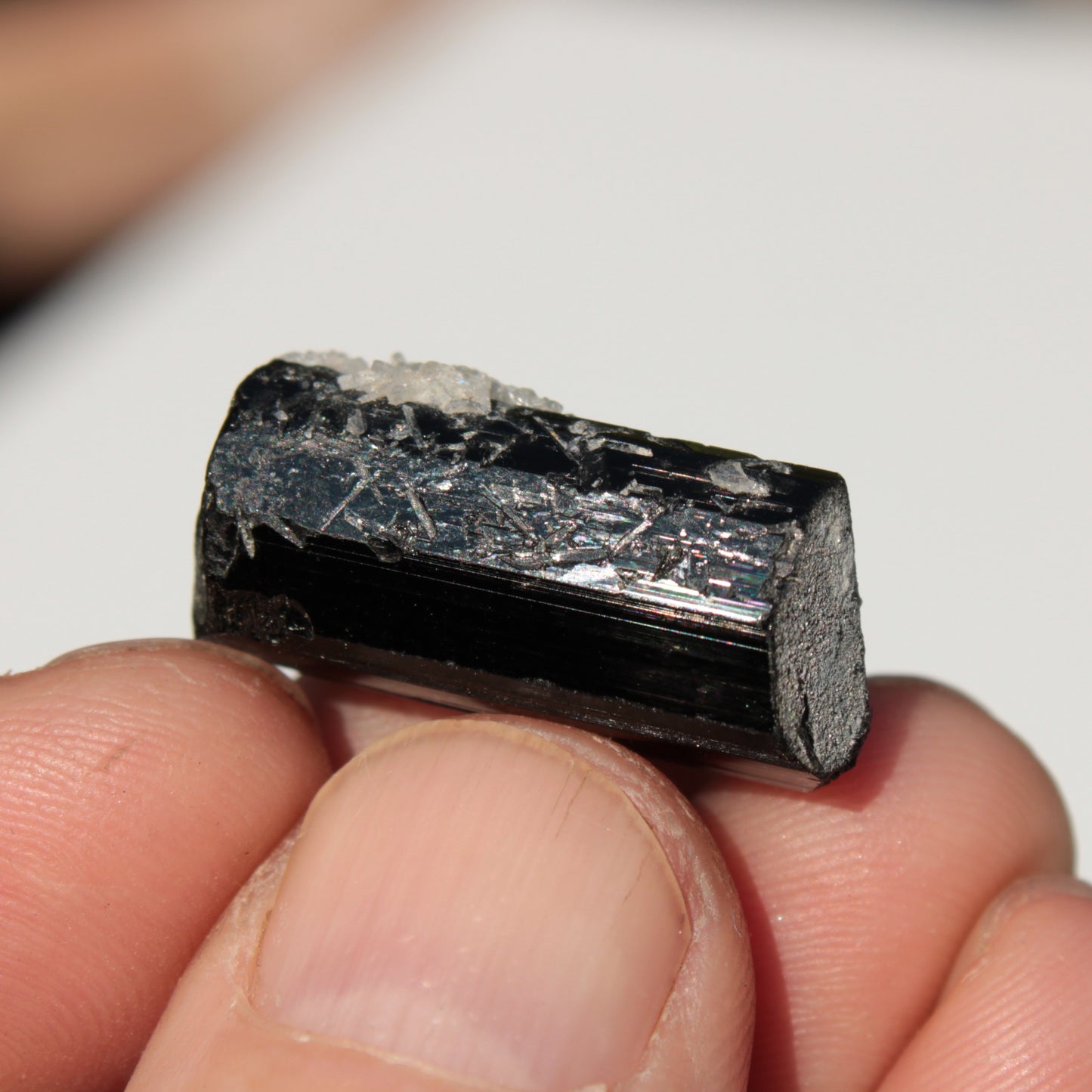 Black Tourmaline with Mica from Skardu, Pakistan 39.2ct 7.9g Rocks and Things