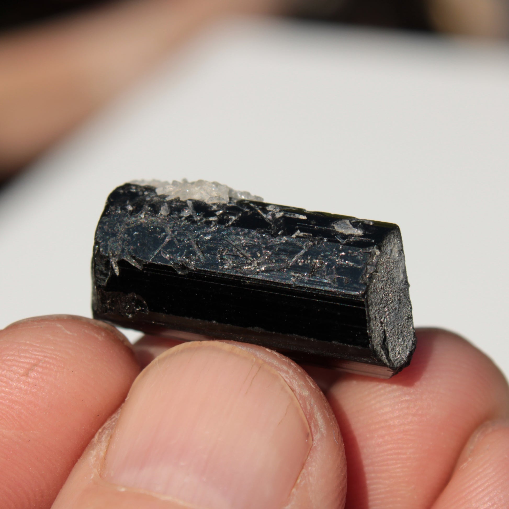 Black Tourmaline with Mica from Skardu, Pakistan 39.2ct 7.9g Rocks and Things