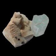 Terminated Aquamarine crystal on matrix from Afghanistan 7.8g Rocks and Things