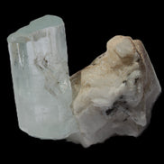 Terminated Aquamarine crystal on matrix from Afghanistan 7.8g Rocks and Things