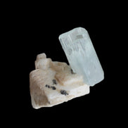 Terminated Aquamarine crystal on matrix from Afghanistan 7.8g Rocks and Things