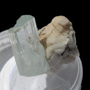 Terminated Aquamarine crystal on matrix from Afghanistan 7.8g Rocks and Things