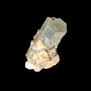 Blue Aquamarine terminated crystal on matrix from Afghanistan 8g in sunlight - Rocks and Things Store