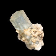 Blue Aquamarine terminated crystal on matrix from Afghanistan 8g in sunlight - Rocks and Things Store