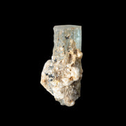 Blue Aquamarine terminated crystal on matrix from Afghanistan 8g in sunlight - Rocks and Things Store