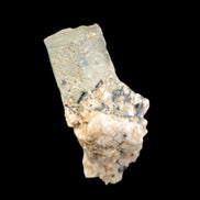 Blue Aquamarine terminated crystal on matrix from Afghanistan 8g in sunlight - Rocks and Things Store