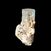 Blue Aquamarine terminated crystal on matrix from Afghanistan 8g in sunlight - Rocks and Things Store