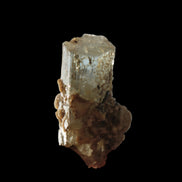 Blue Aquamarine terminated crystal on matrix from Afghanistan 8g in sunlight - Rocks and Things Store