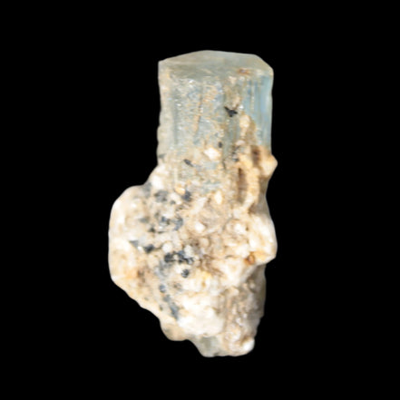 Blue Aquamarine terminated crystal on matrix from Afghanistan 8g in sunlight - Rocks and Things Store