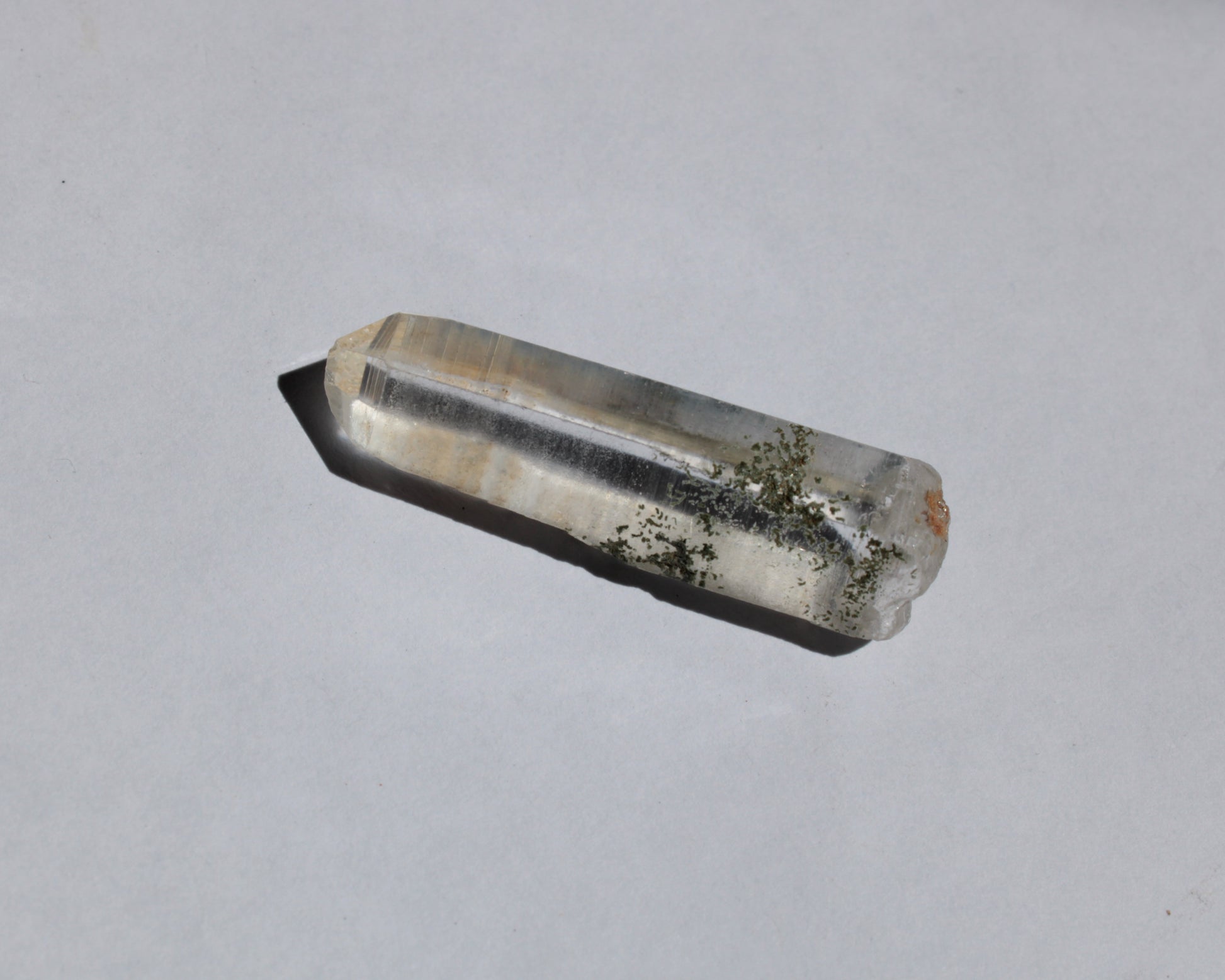 Quartz crystal with Chlorite from Skardu, Pakistan 27ct 5.4g Rocks and Things