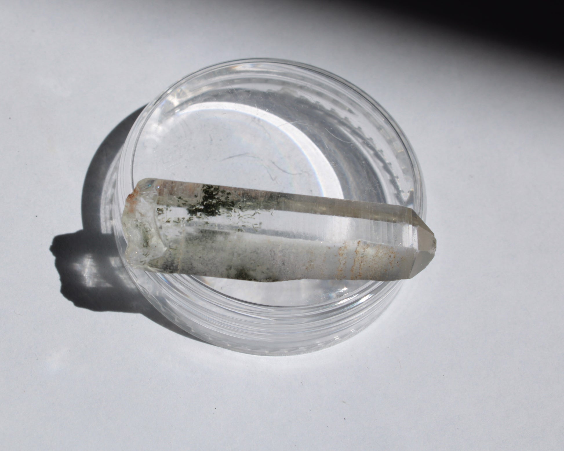 Quartz crystal with Chlorite from Skardu, Pakistan 27ct 5.4g Rocks and Things