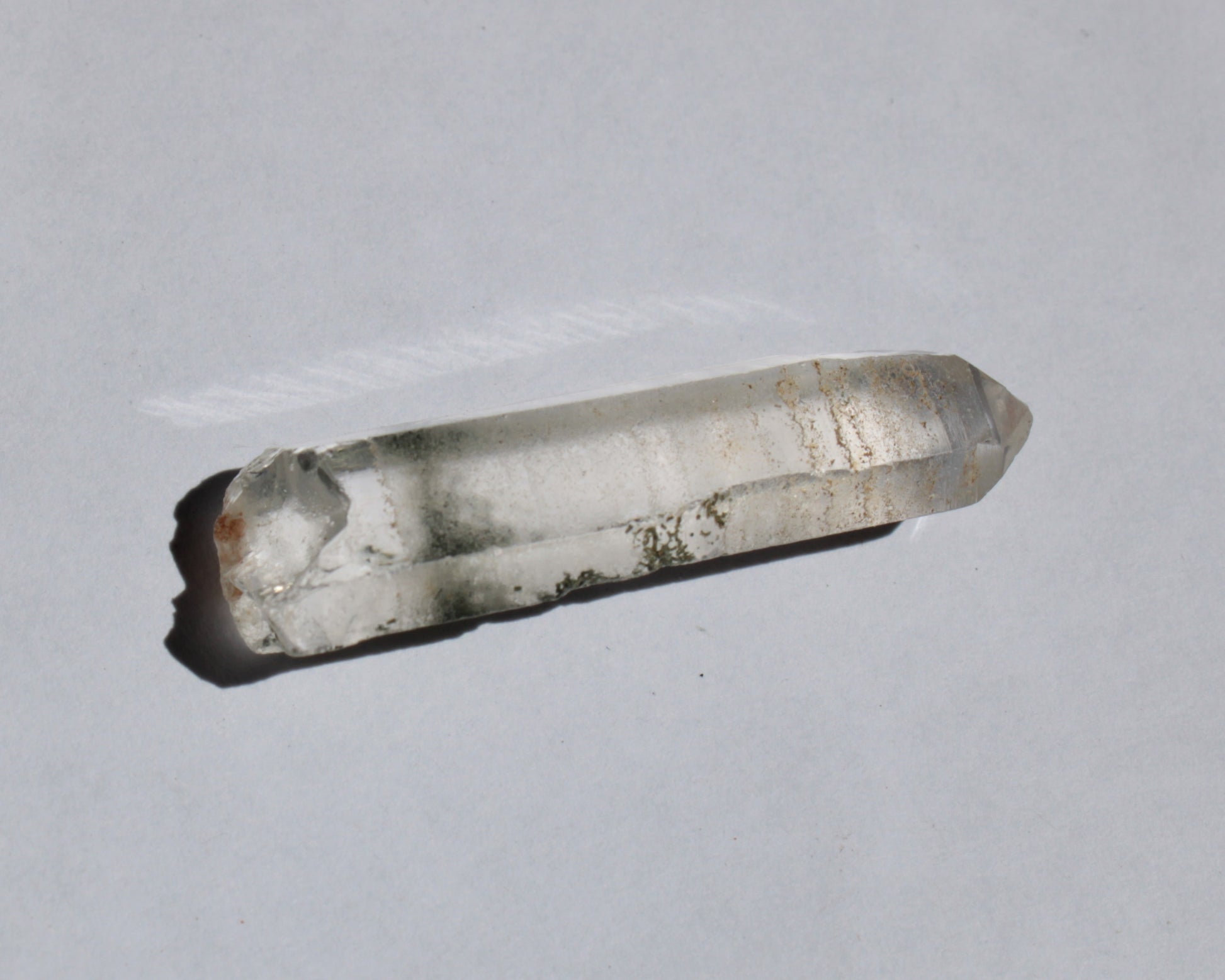 Quartz crystal with Chlorite from Skardu, Pakistan 27ct 5.4g Rocks and Things