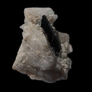 Green Tourmaline with Aquamarine in Marble from Afghanistan 134ct 26.8g - Rocks and Things Store